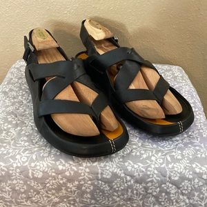 COLE HAAN G Series NIKE AIR Mens 10 1/2 D Sports Sandals LEATHER 10.5 Wide